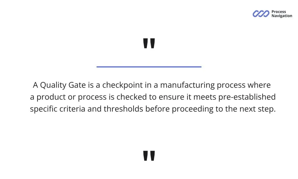 Definition of quality gate